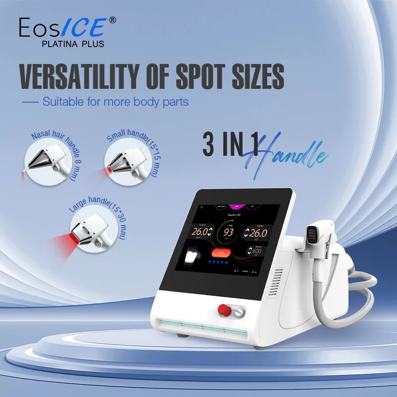 portable at-home EosICE® PLATINA PLUS laser hair removal machine